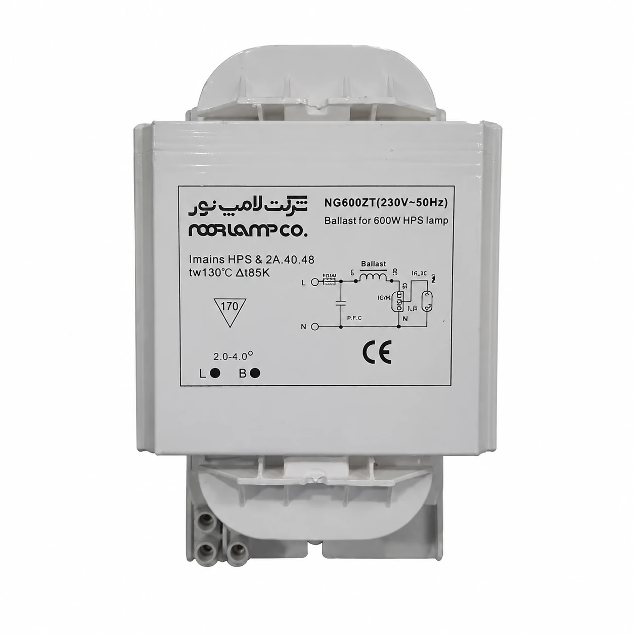 بالاست بخار سدیم گیاهی ۶۰۰ وات نورNG ballast 600w